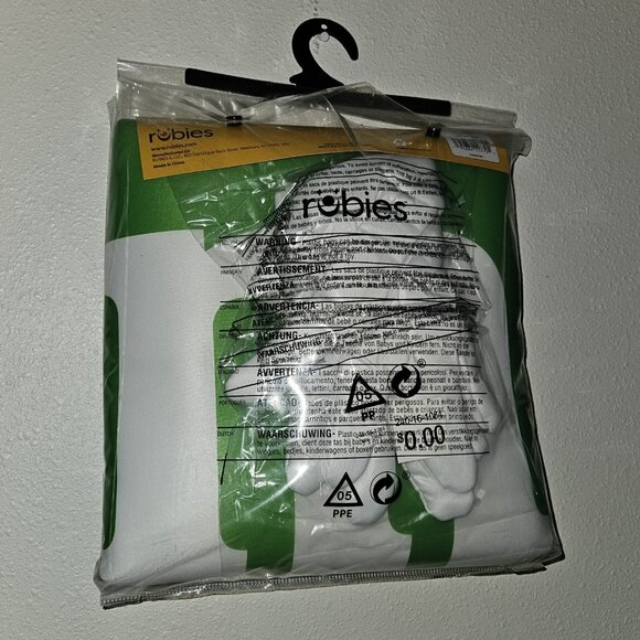 NEW Green M&M's Character Halloween Costume Adult Women's One Size Tunic Gloves - Picture 5 of 5